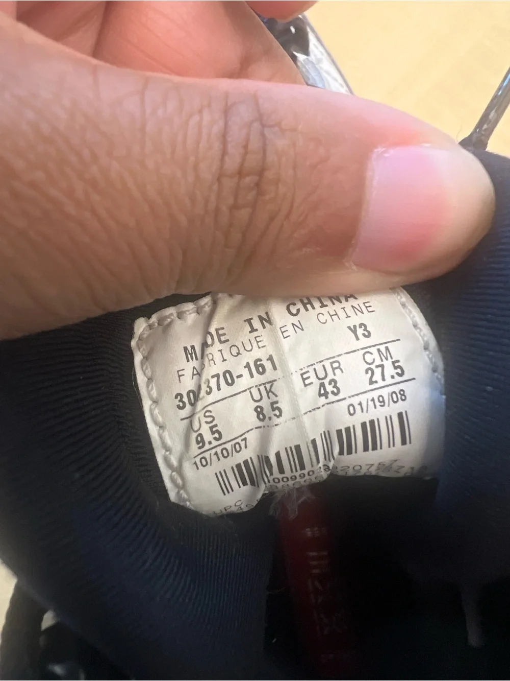 2008 countdown package 9s size 9.5